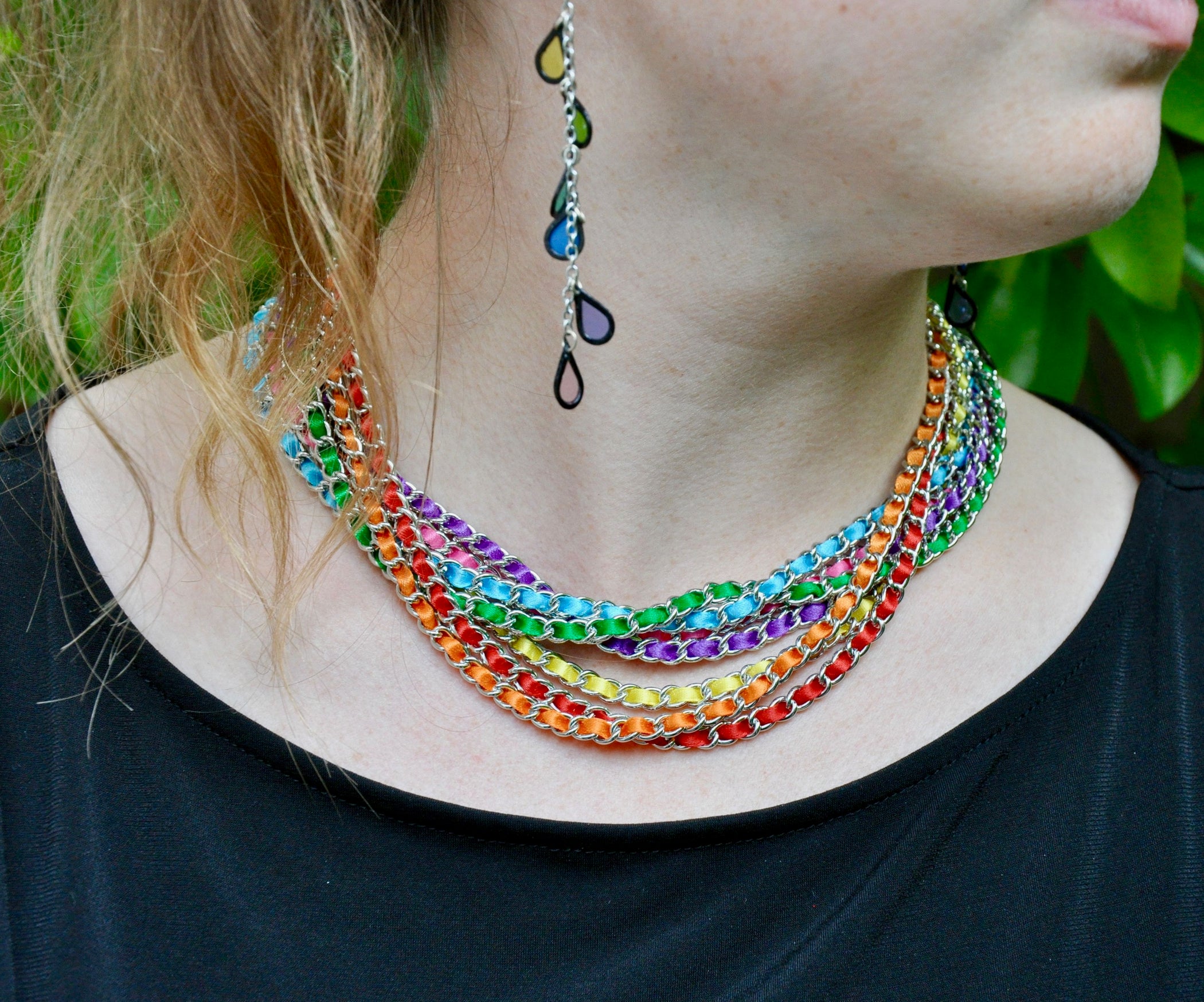 Ribbon Chain Necklace 7 Steps (with Pictures) Instructables