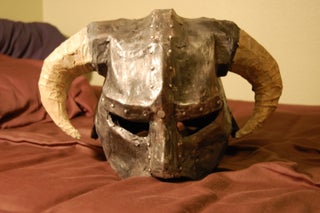 How To Make A Skyrim Iron Helmet From Paper To Prop 8 Steps With Pictures Instructables