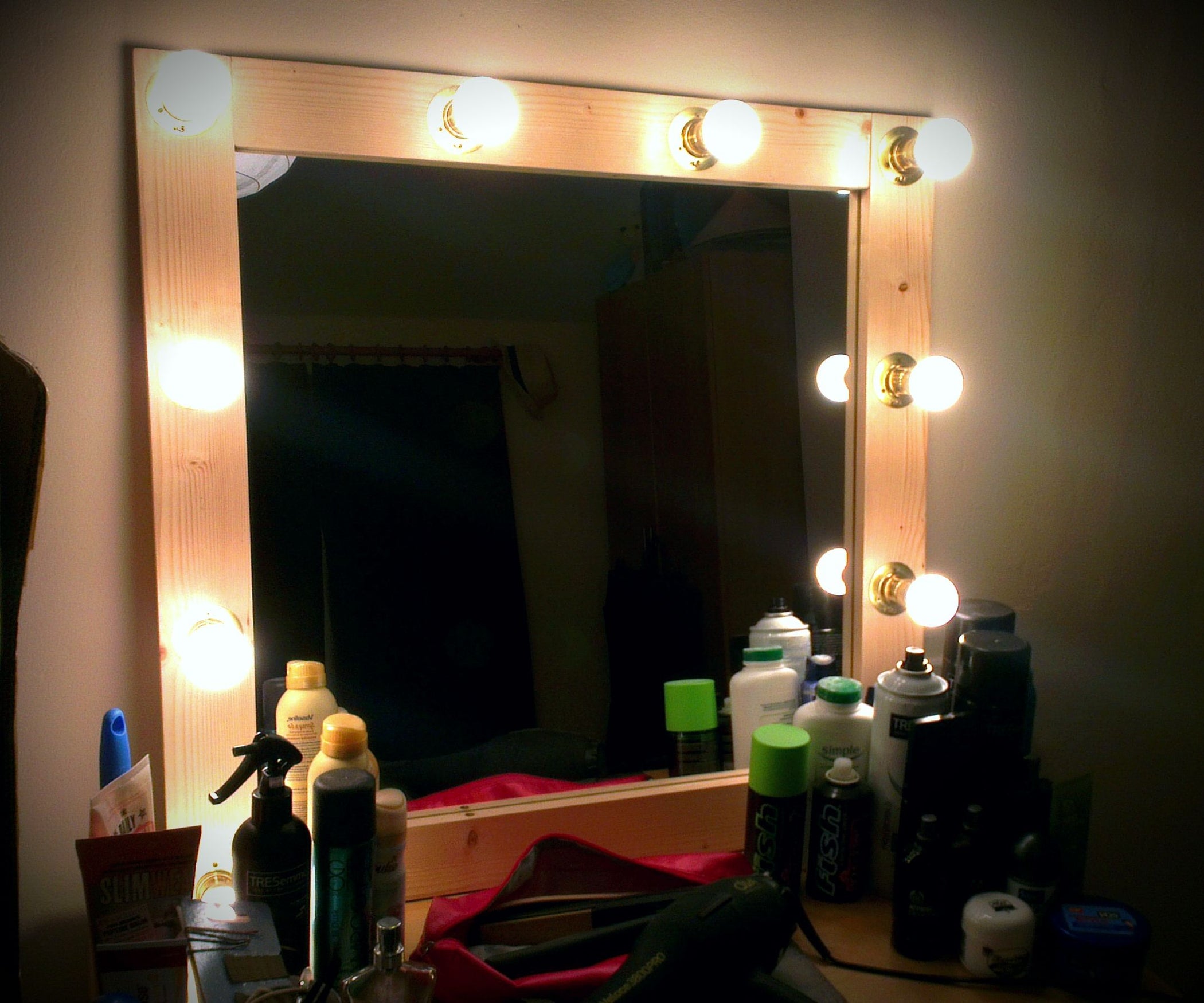 Backstage Mirror 6 Steps Instructables