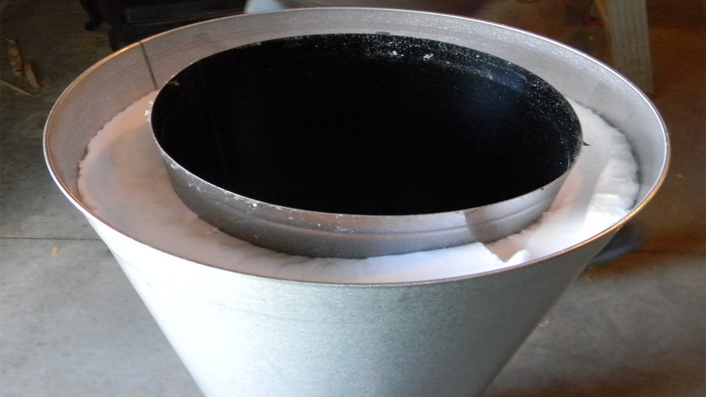 Chimney Pipe Installation For Wood Stove Through A Flat Ceiling 8 Steps With Pictures Instructables