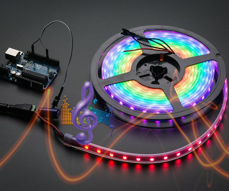 Sound Reactive Strip Led 4 Steps Instructables