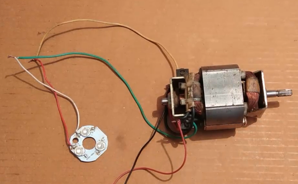 How to Make a Generator From a Mixer Motor Trybotics