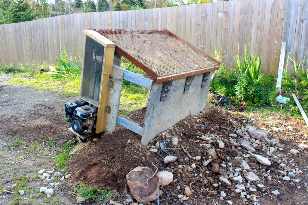 Homemade Soil Screener Sifter 11 Steps With Pictures Instructables - Diy Electric Soil Sifter Homemade Soil Screener Sifter 11 Steps With Pictures Instructables - Diy Electric Soil Sifter