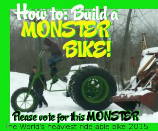 green monster tricycle