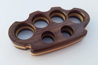 Wooden Knuckle Dusters 17 Steps With Pictures Instructables