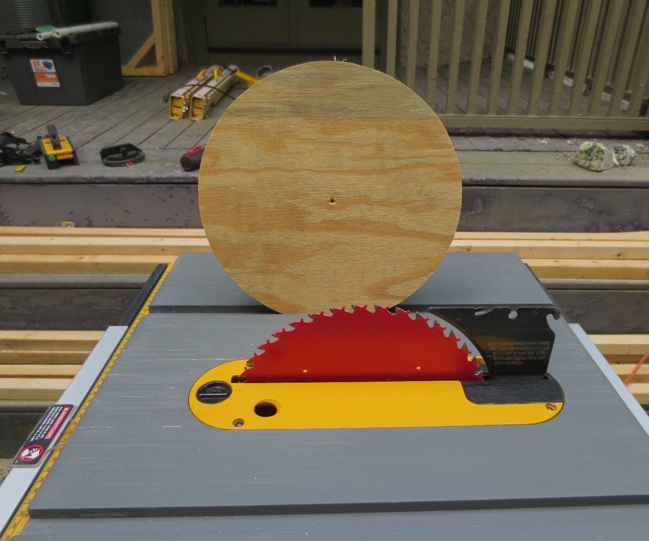 How to Cut Perfect Circles With a Table Saw 7 Steps (with Pictures