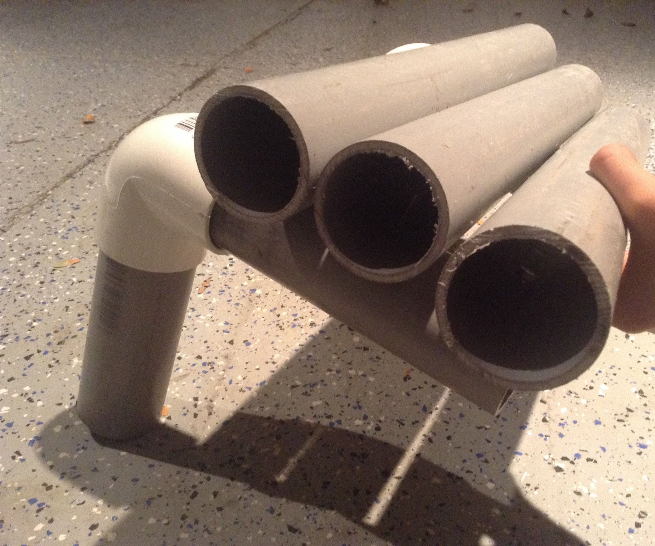 PVC Pipe Shelf 6 Steps Instructables