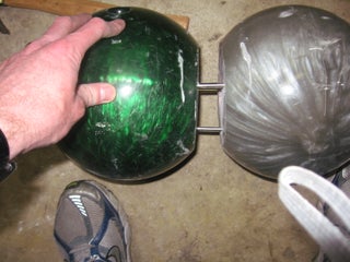 Bowling Ball Diy Finger Hole Plug Redo Youtube