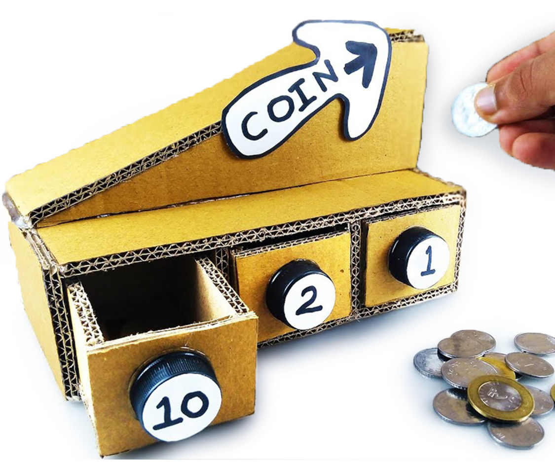 DIY Coin Sorting Machine / Self Sorting Coin Bank 19 Steps