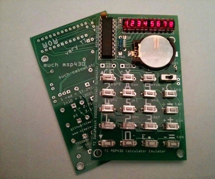 Vintage TI DataMath / Sinclair Scientific Calculator Emulator 5 Steps (with Pictures