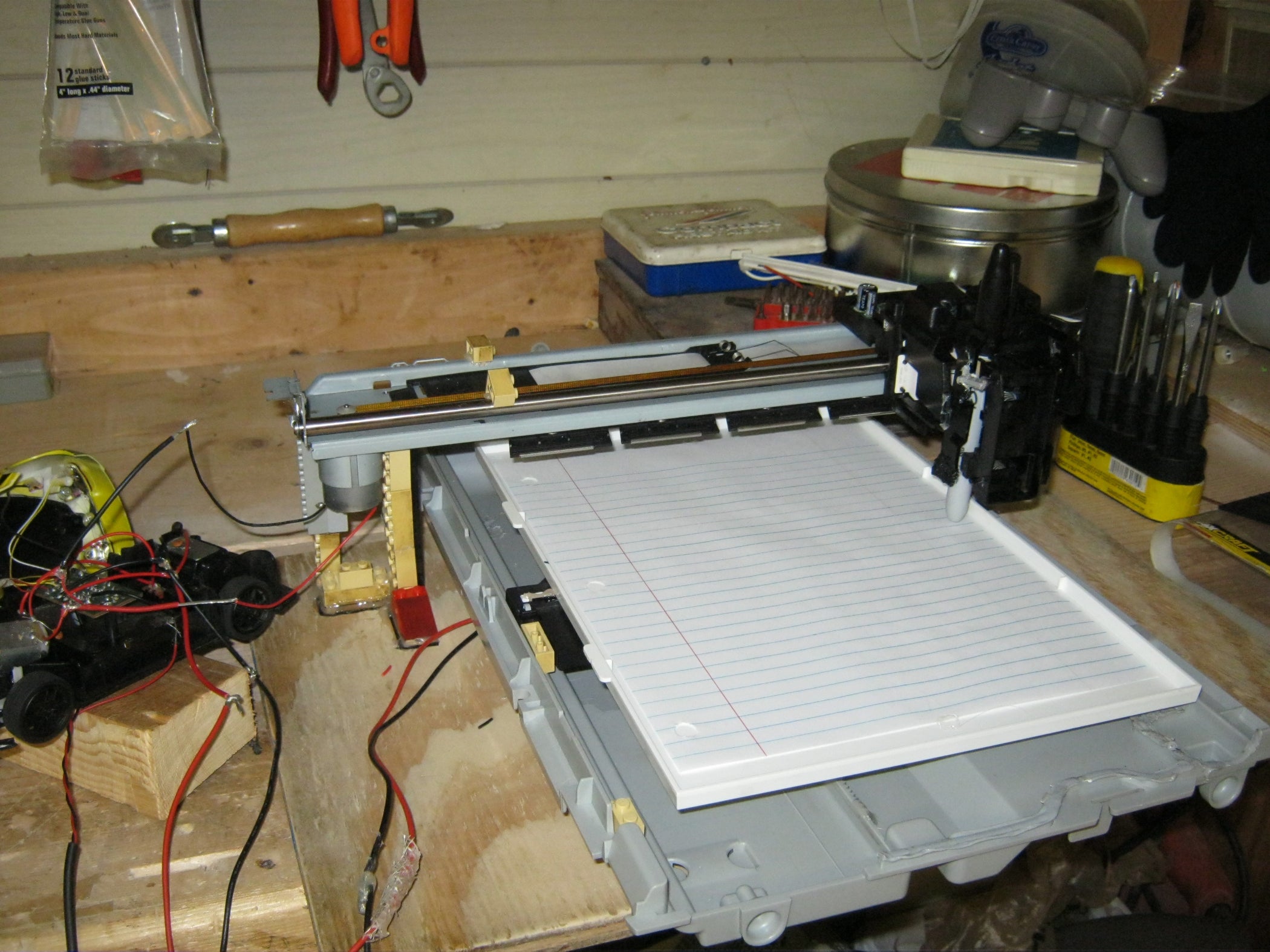 XY Plotter From HP Printer/scanner Instructables