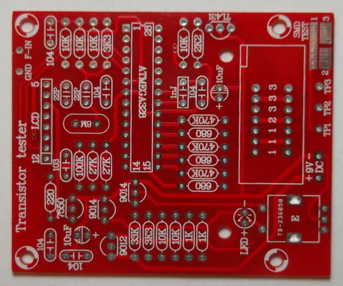 AVR Transistor Tester Trybotics