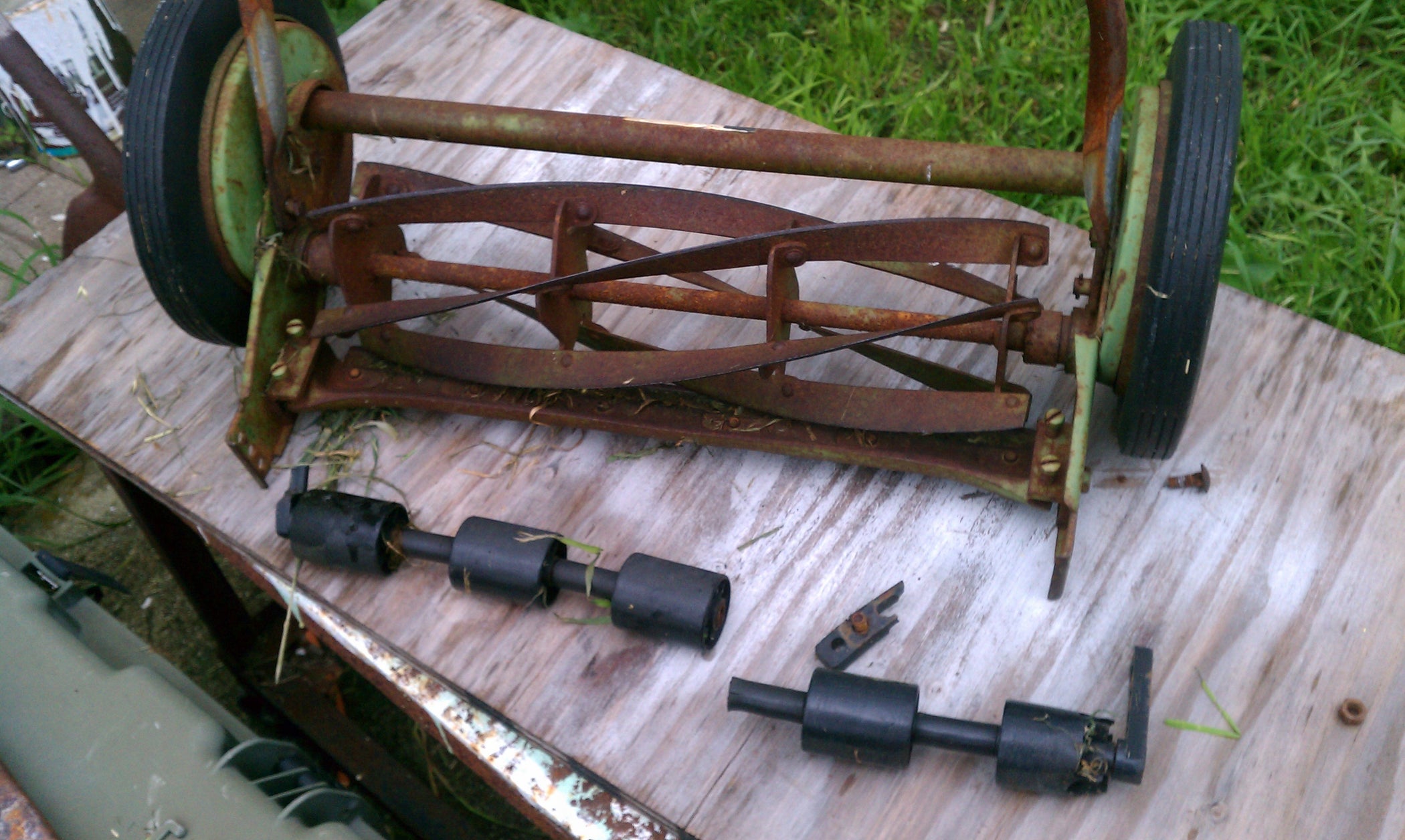 Fixing My Old Reel Mower 8 Steps (with Pictures) Instructables