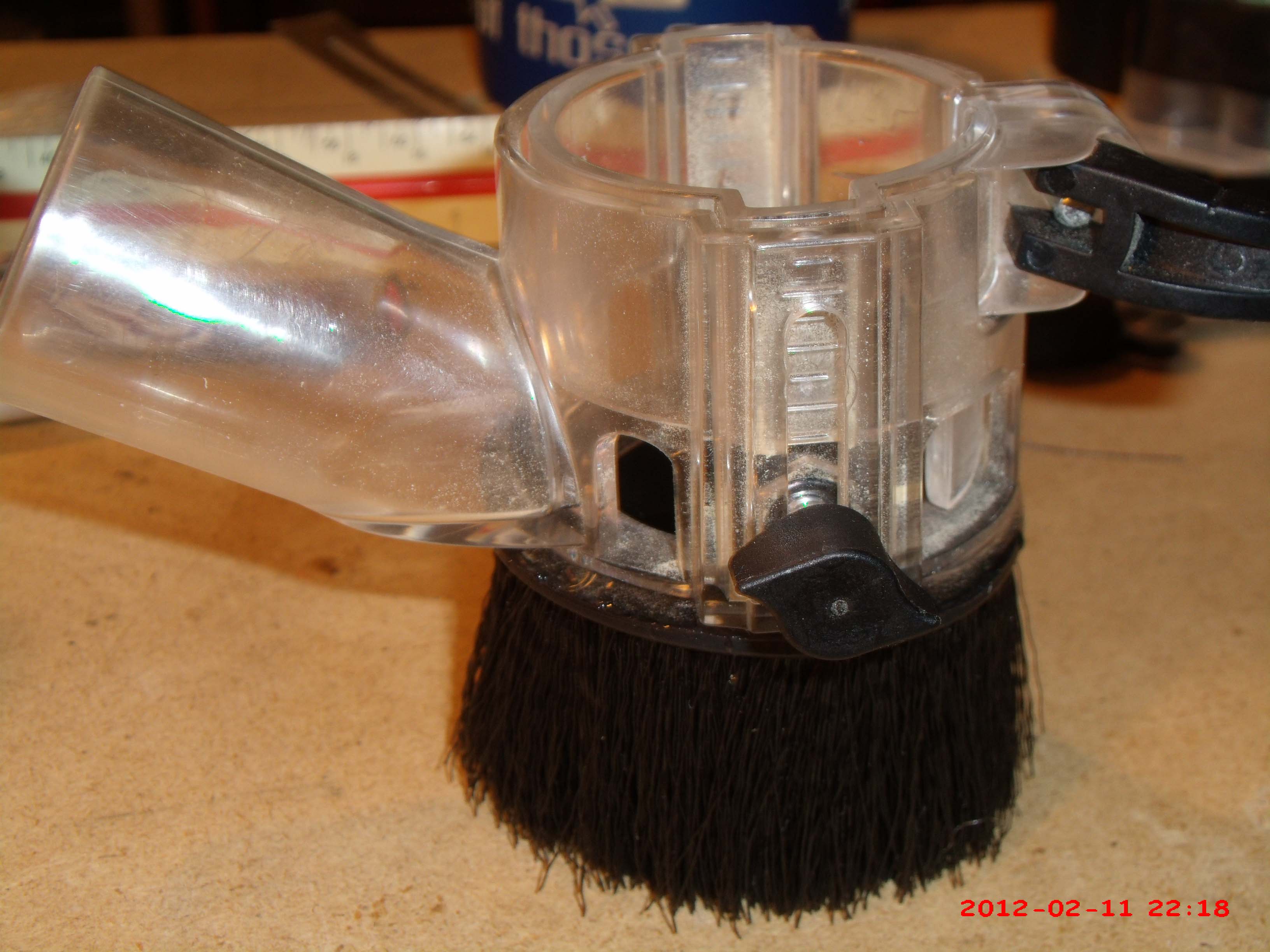 0 Dust Brush for CNC RotoZip 8 Steps