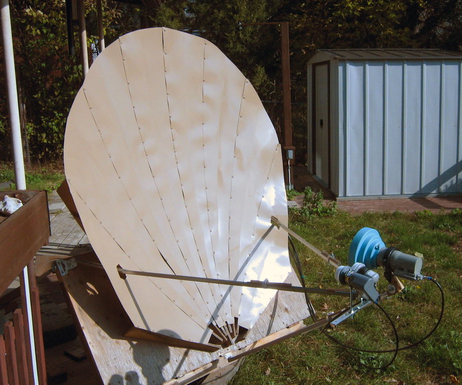 Scratchbuilt Wooden Offset Satellite Dish 10 Steps (with Pictures