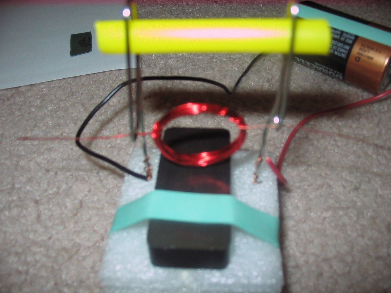 How to Make a Simple Spinning Motor 4 Steps Instructables
