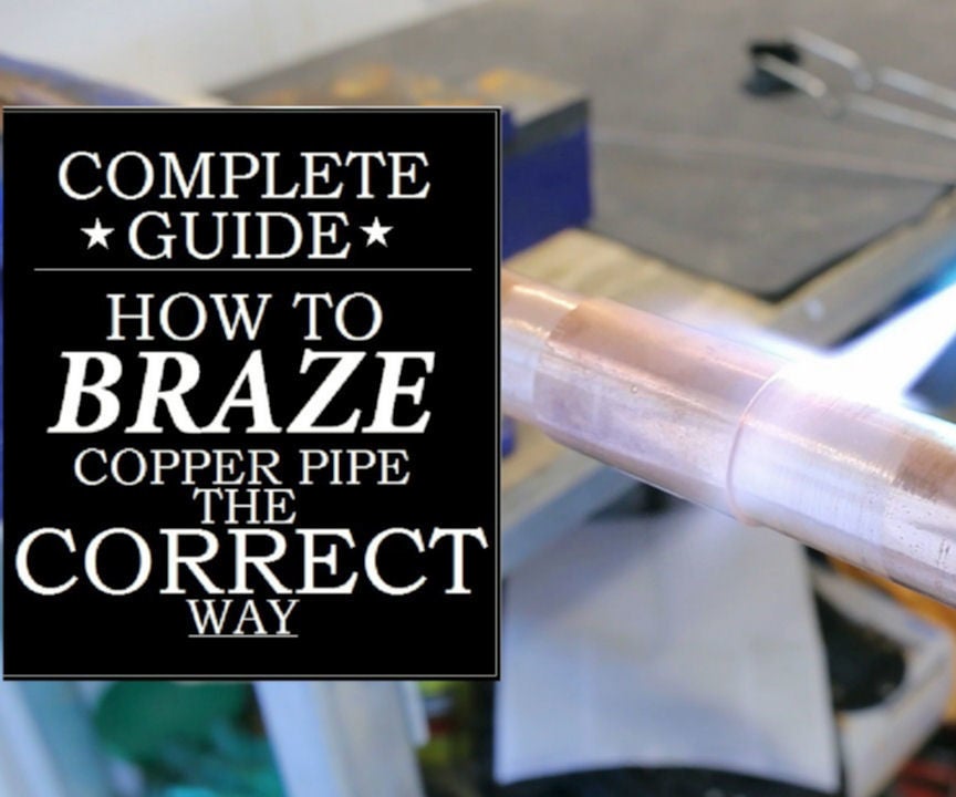 How to CORRECTLY Braze (SILVER SOLDER) a Copper Pipe 5 Steps (with
