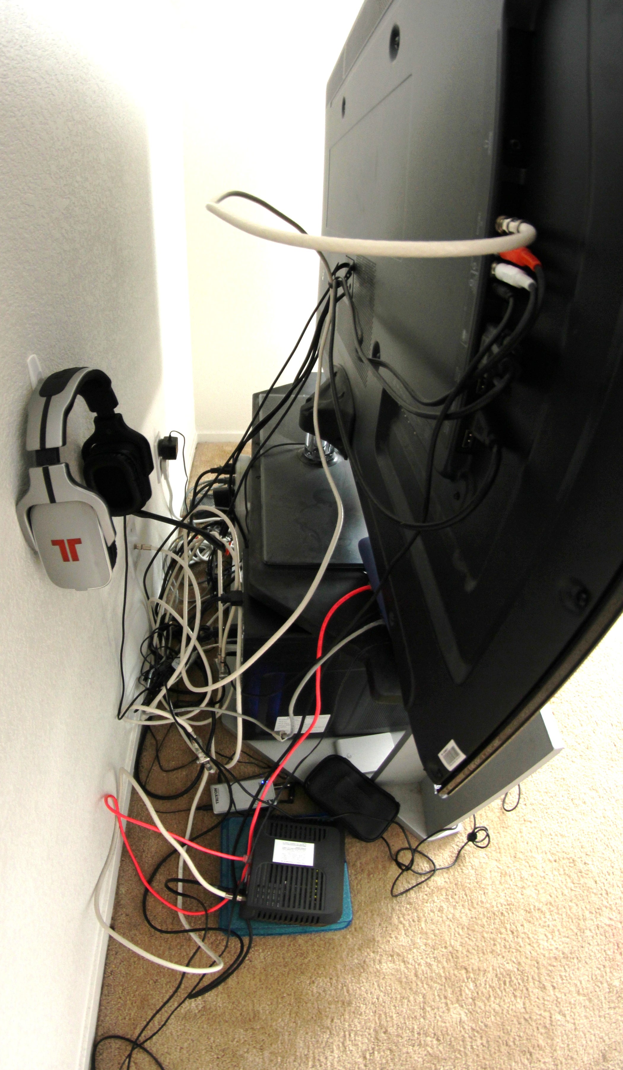 Cable Management (Home Theater, TV Computer Xbox Organization) 8