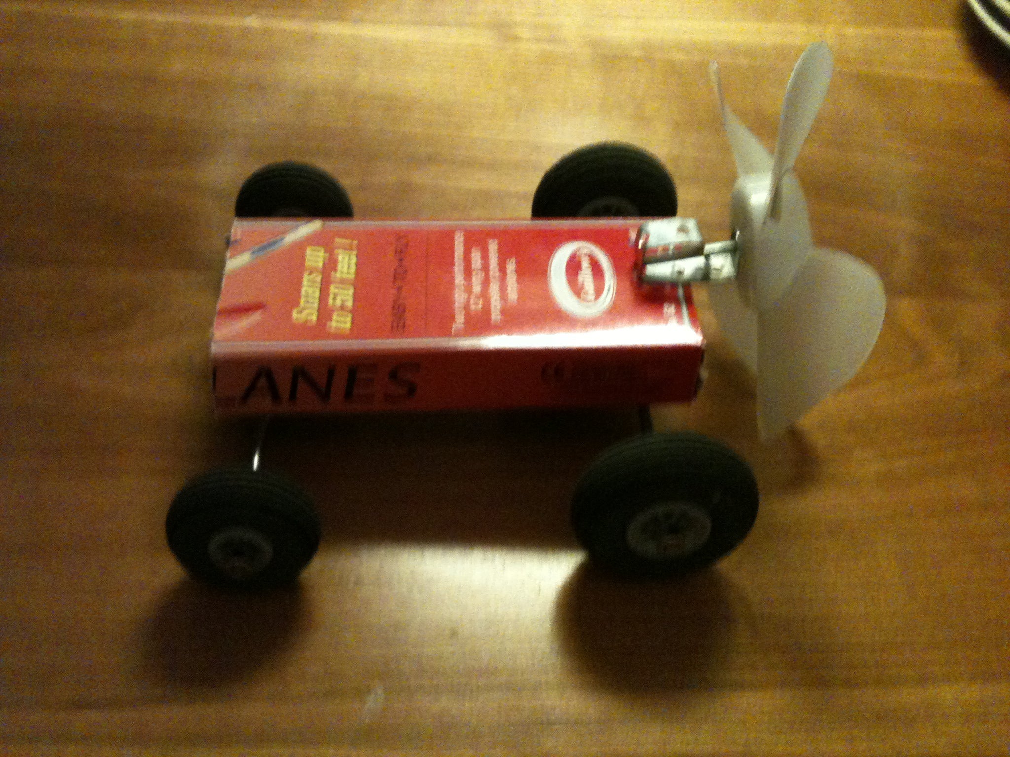 Wind Powered Toy Car Instructables
