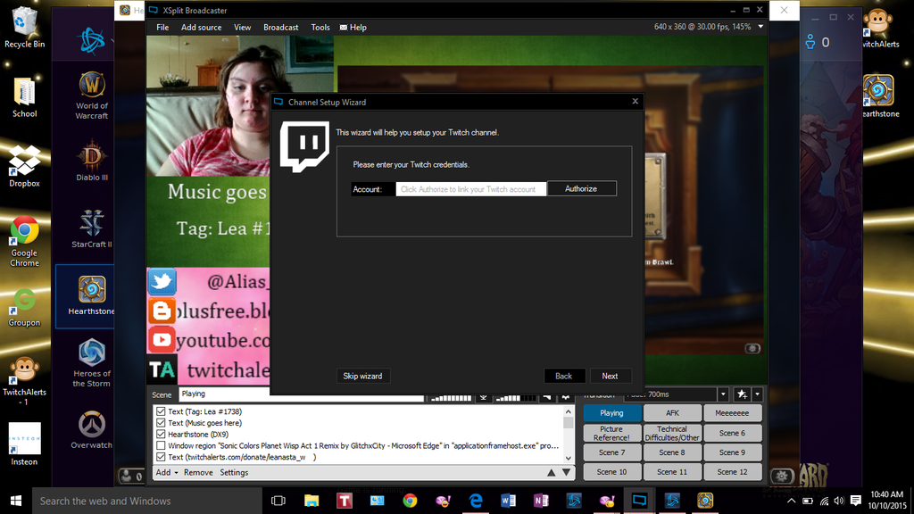 A Beginner S Guide To Xsplit Broadcaster And Streaming On Twitch Tv Windows 10 34 Steps Instructables
