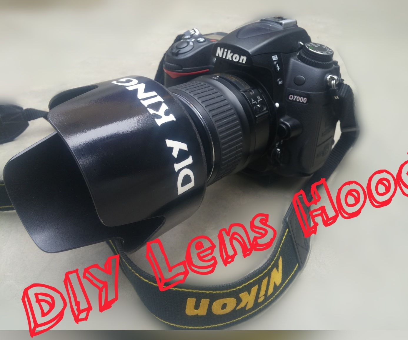 DIY Lens Hood for DSLR Camera 5 Steps (with Pictures) Instructables