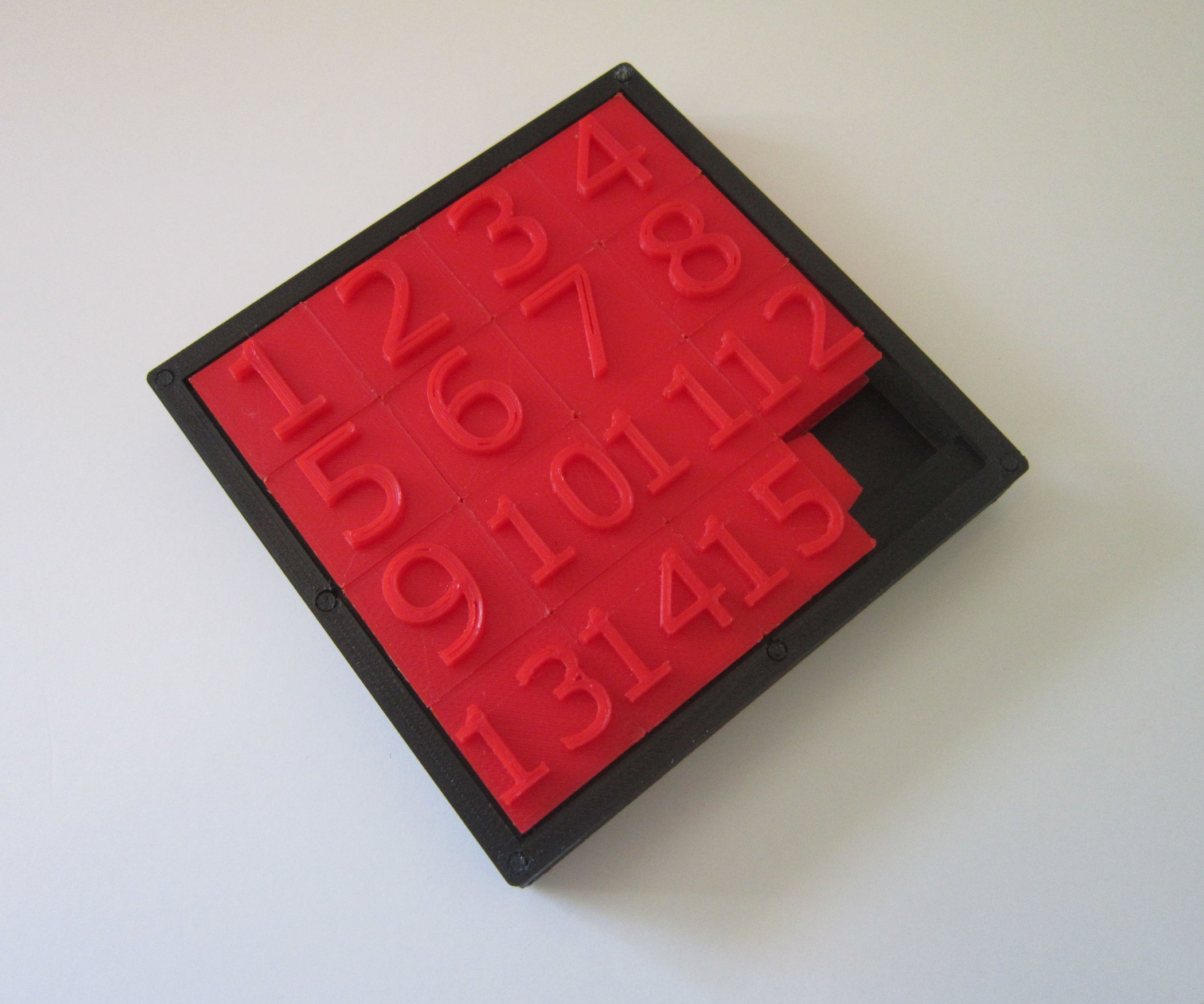 3D Printed Sliding Tile Puzzle : 4 Steps (with Pictures) - Instructables