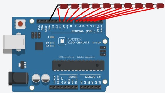 Arduino Knight Rider (With LED Bargraph ) : 6 Steps - Instructables