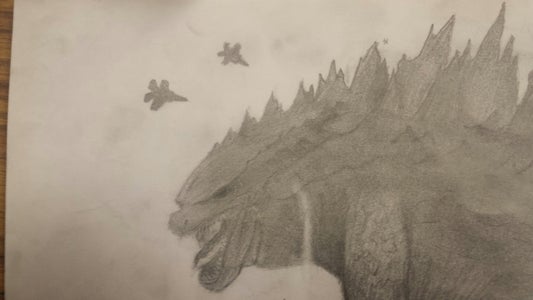 How to Draw Godzilla: the King of the Monsters : 7 Steps ...