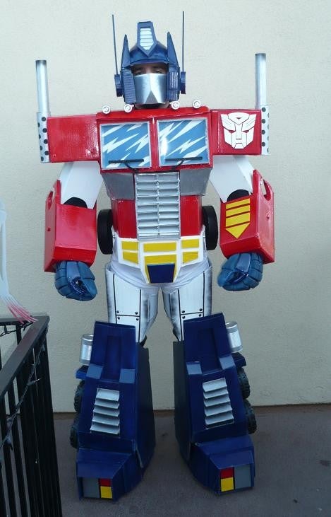Optimus Prime Costume 17 Steps With Pictures Instructables