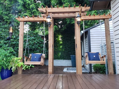 Çift Salıncaklı Çardak Kemeri