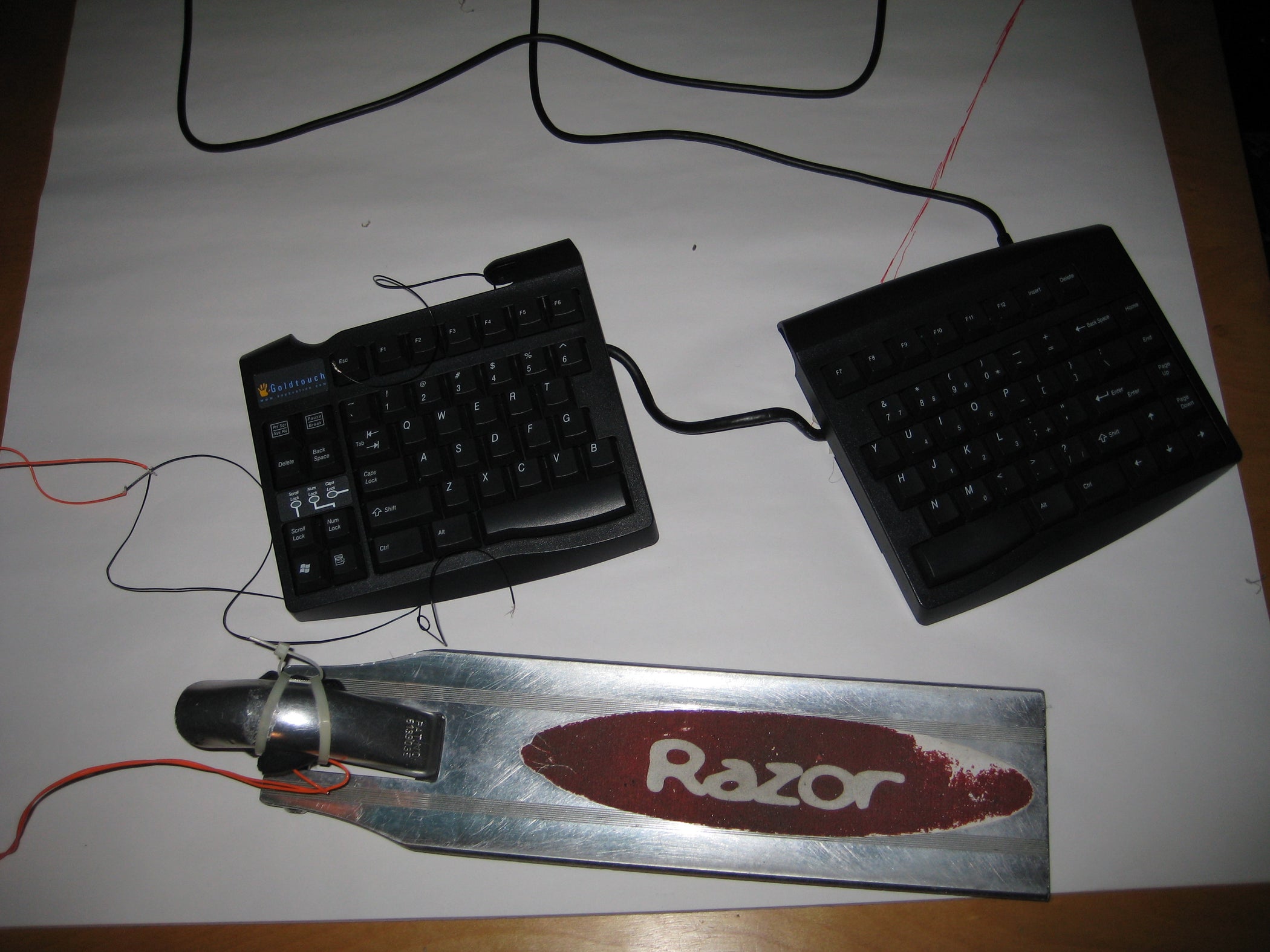 Add Foot Pedals or Ergonomic Buttons to Your Computer Keyboard