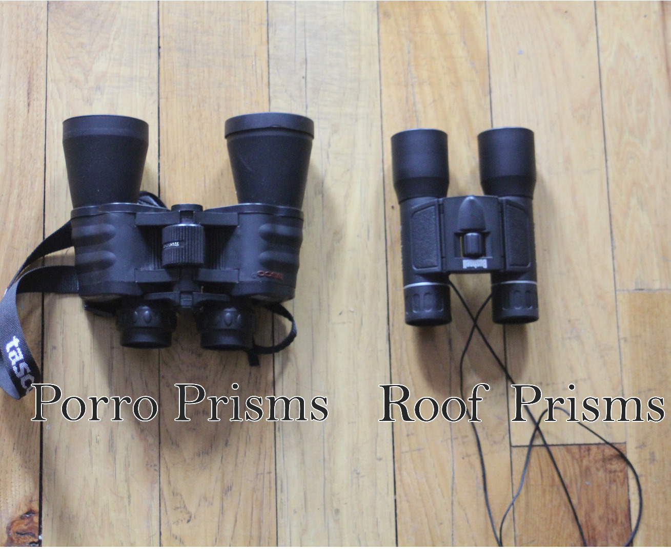 binoculars seeing double