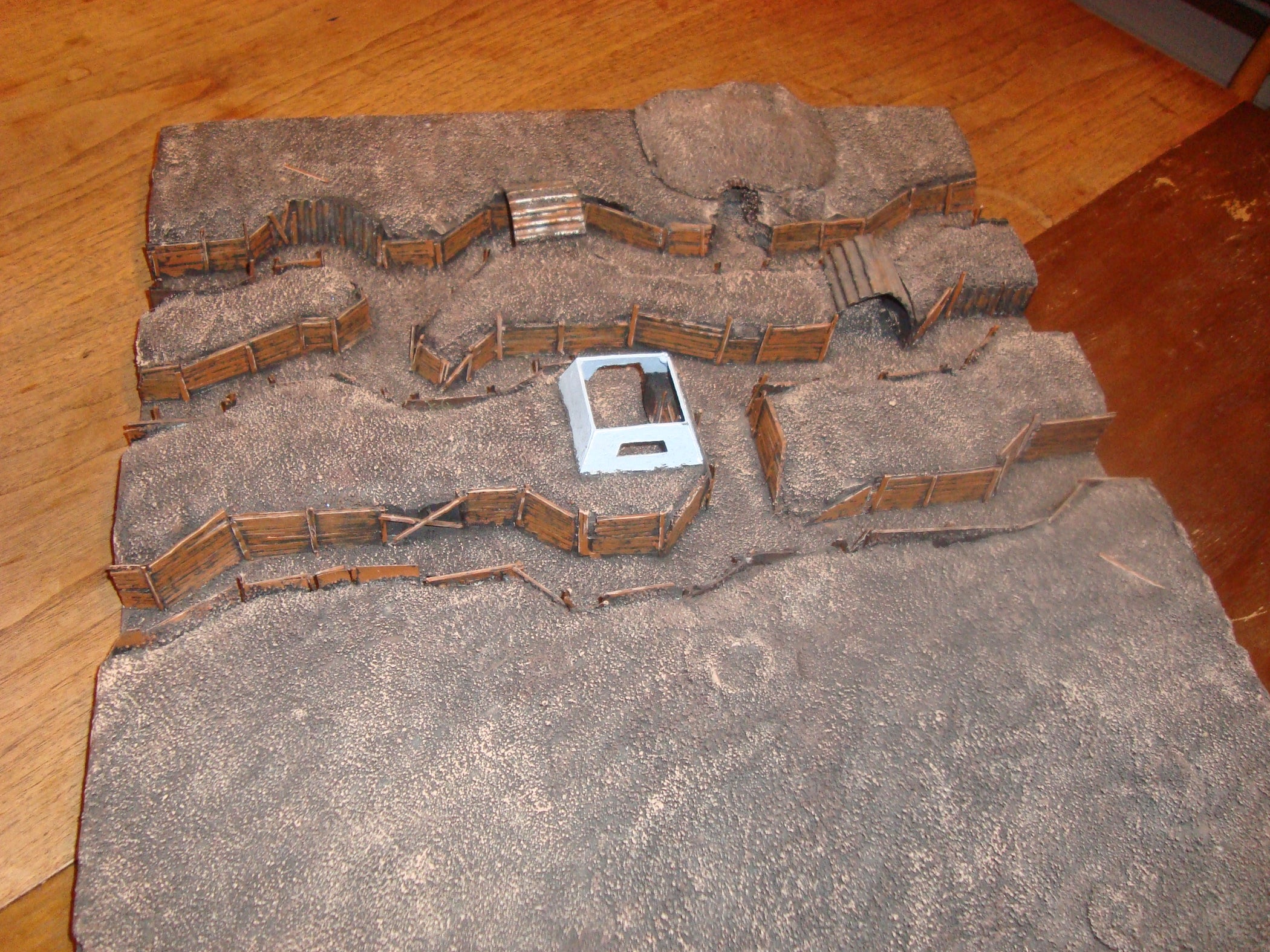 WWI Trench Model: 9 Steps how does a tape diagram look 