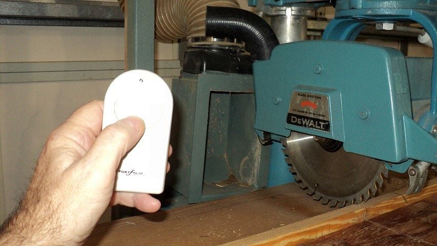 Dust Collection With A Ceiling Fan Remote 5 Steps With Pictures Instructables