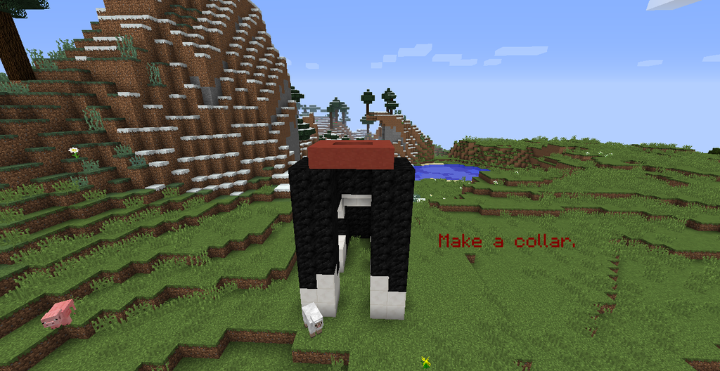 Black Cat Minecraft Statue 4 Steps Instructables