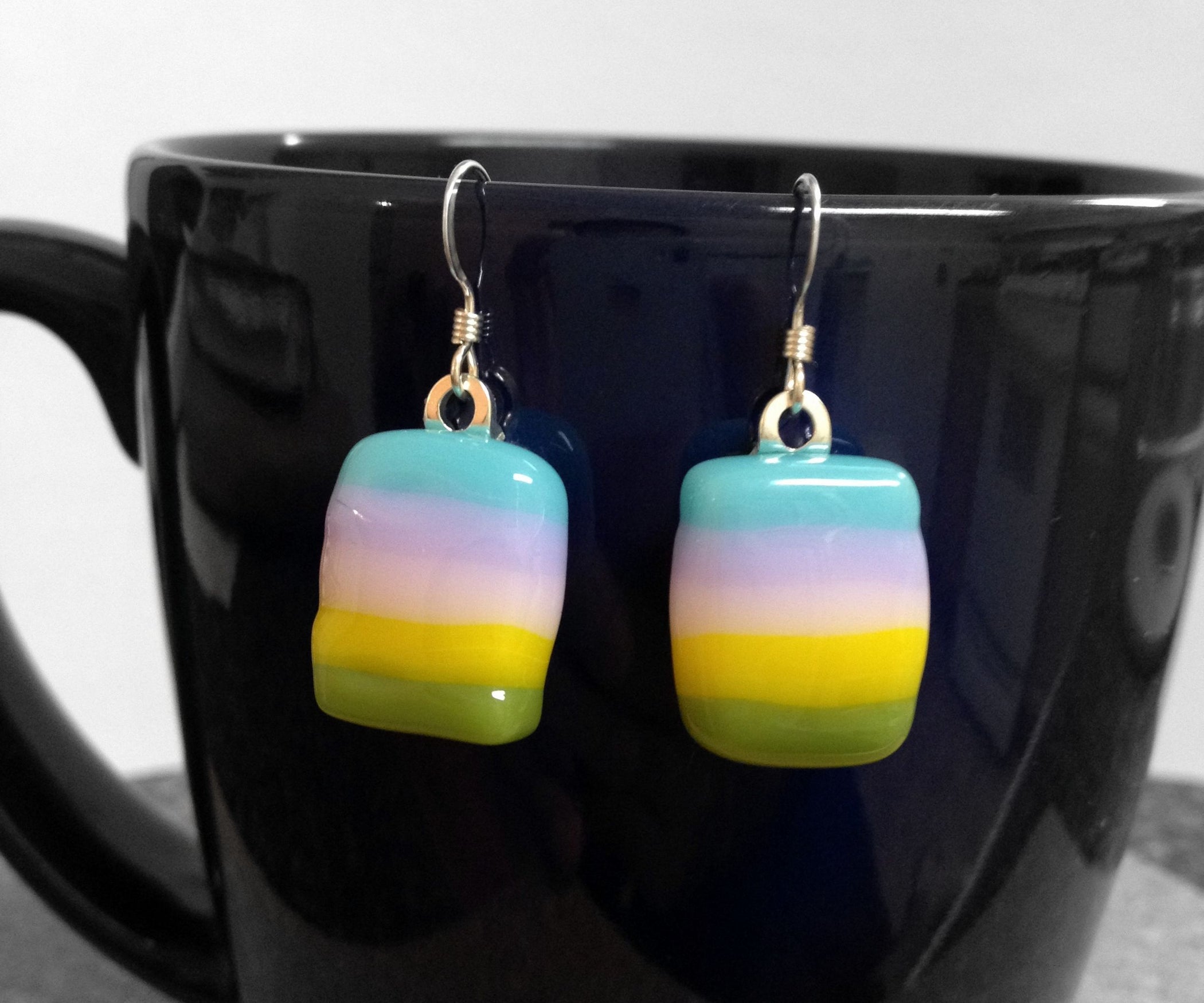 DIY Fused Glass Earrings in Microwave Oven 4 Steps (with Pictures