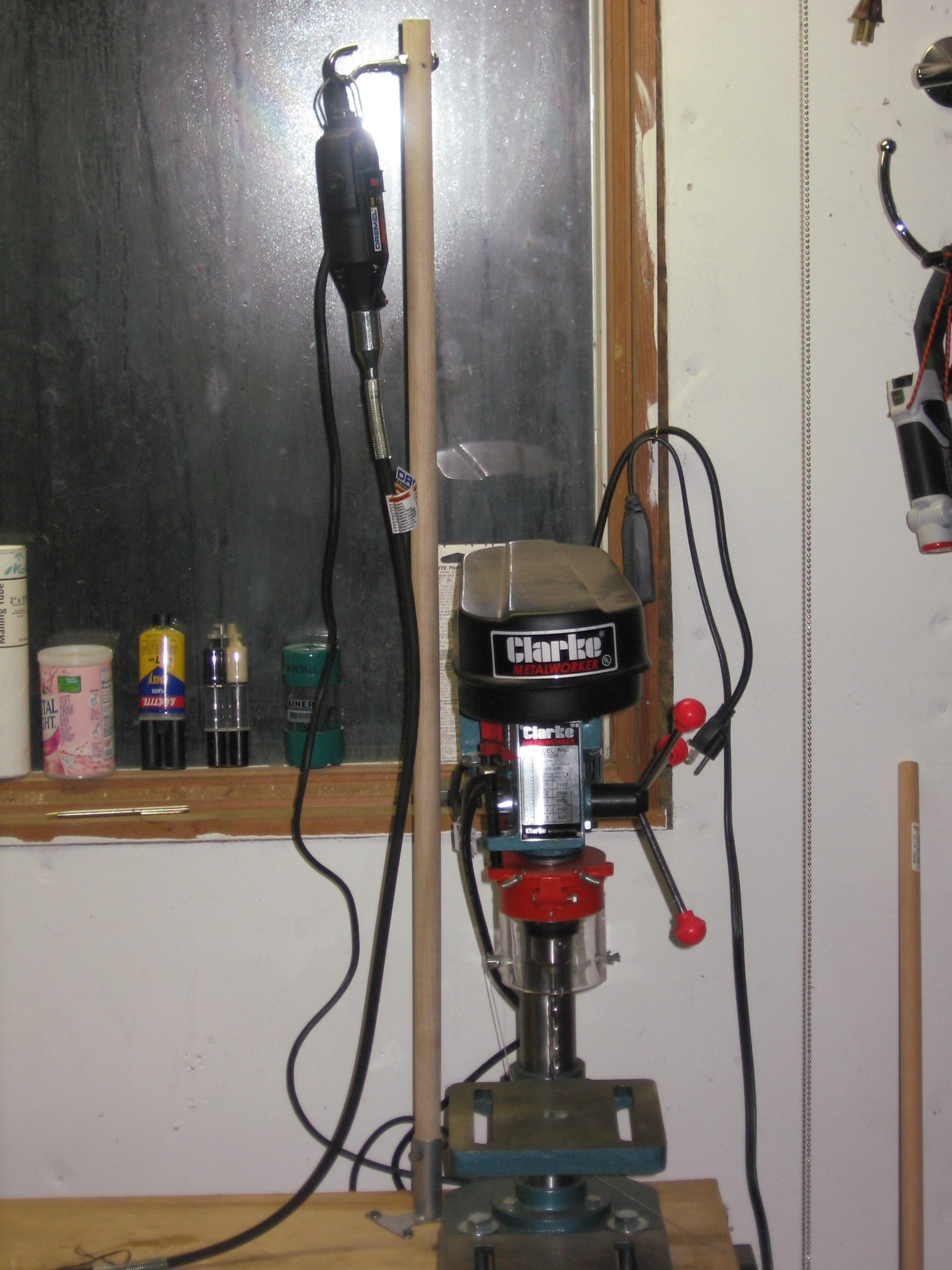 DIY Dremel Flex Shaft Stand 9 Steps Instructables