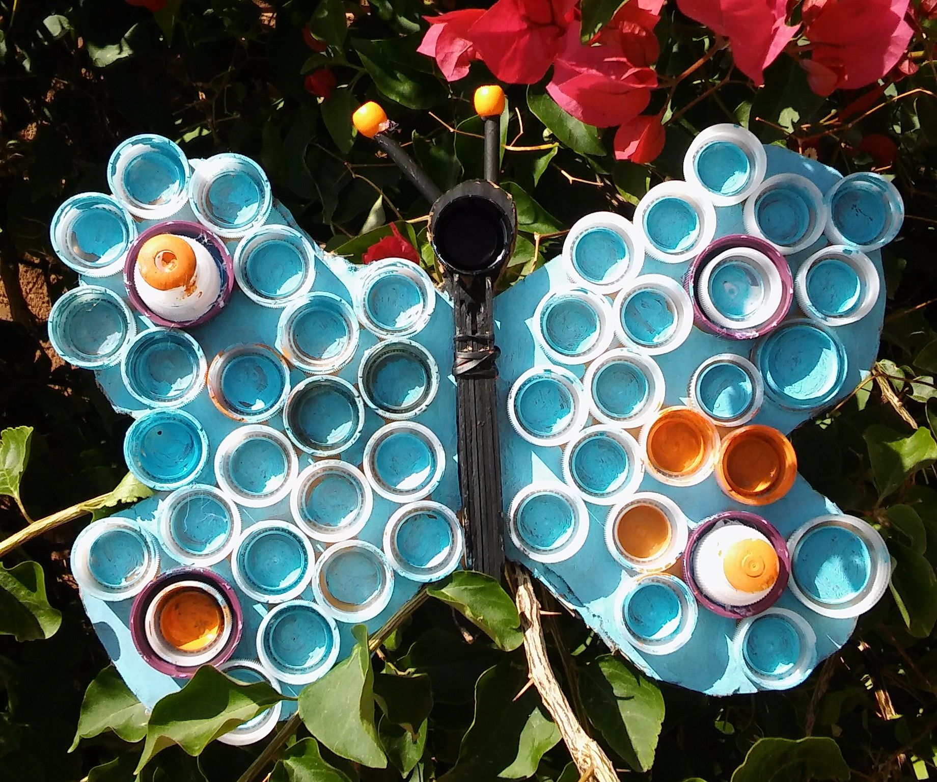 Bottle Cap Butterfly DIY Wall Art for Kids Instructables