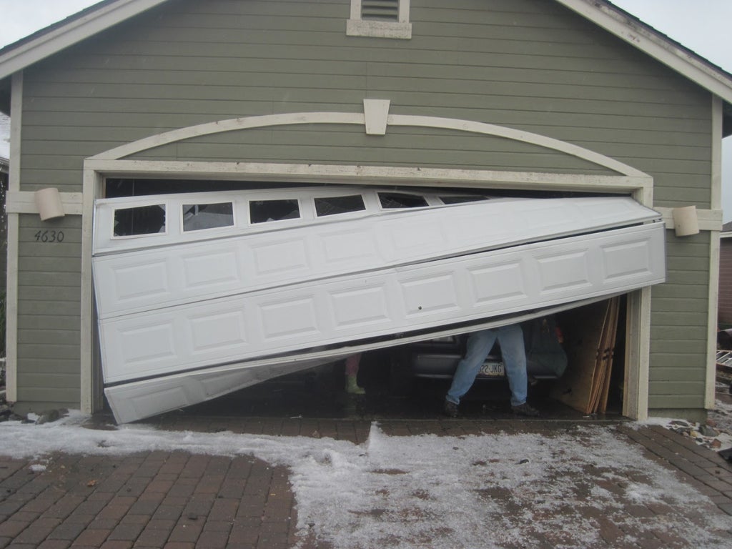 7 Ways To Fix A Dent In A Garage Door Panel Instructables