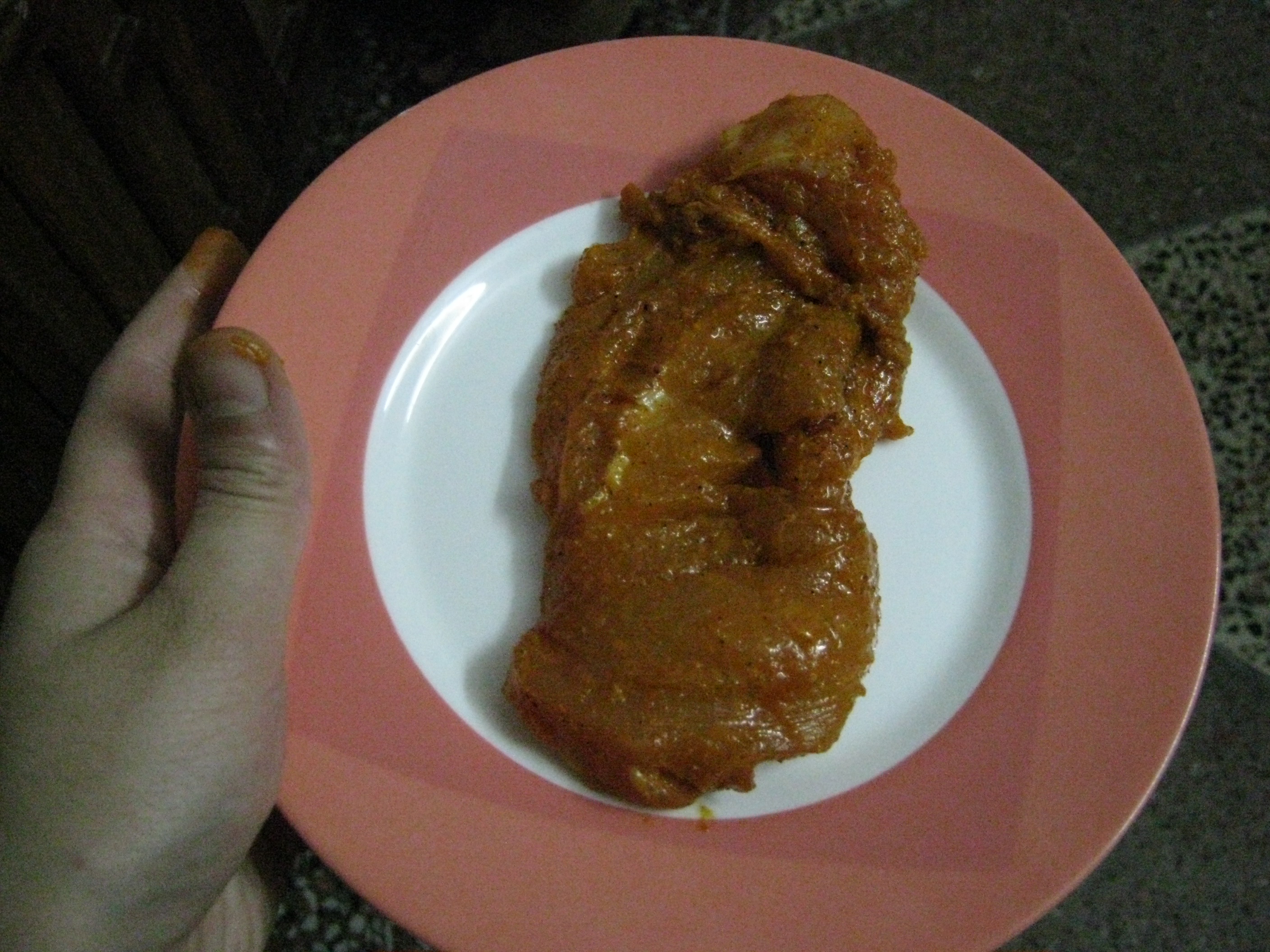 Steamed Chicken Steak With Spinach Sauce (Pakistani Innovation) 4