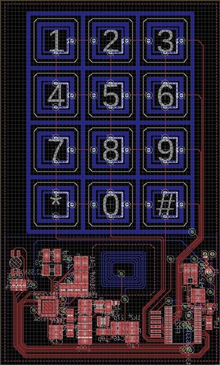 Nfc Lock When A Pcb Is Also The Buttons The Antenna And More 7 Steps With Pictures Instructables