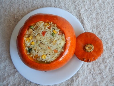 Roasted Pumpkin Stuffed With Everything Good : 7 Steps (with Pictures