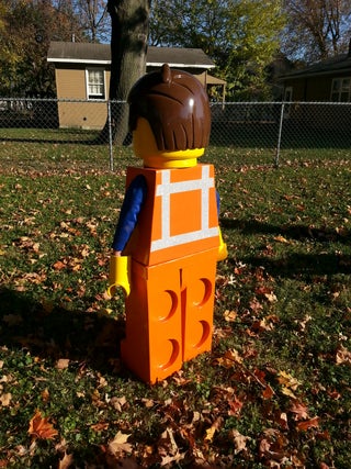 Emmet Lego Figure Costume From Lego Movie 13 Steps With Pictures Instructables