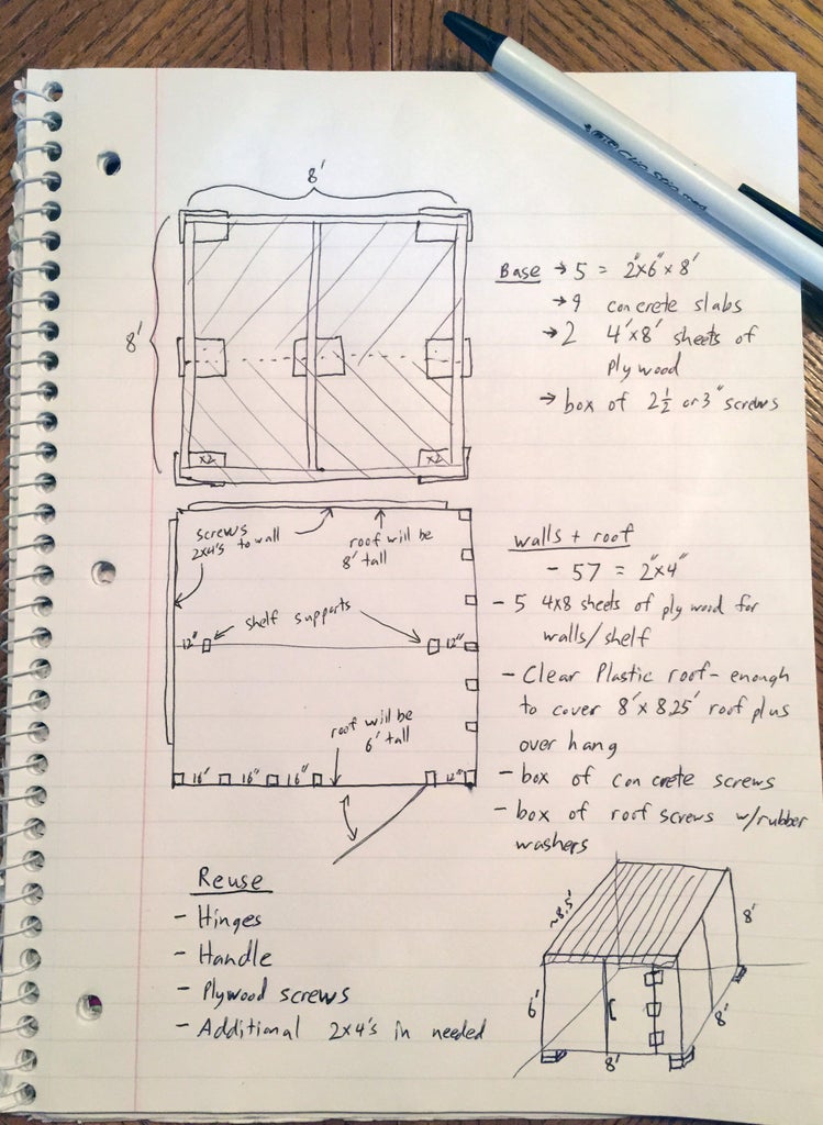Two Walled Outdoor Shed 9 Steps With Pictures Instructables