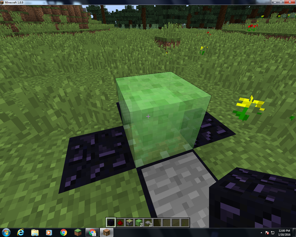 How To Make A Trampoline In Minecraft 6 Steps Instructables
