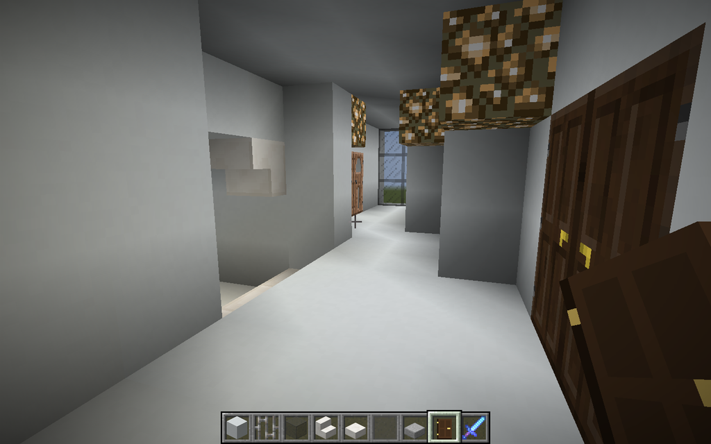 Large Minecraft Modern House 16 Steps Instructables
