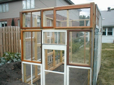 Greenhouse From Old Windows 14 Steps With Pictures Instructables