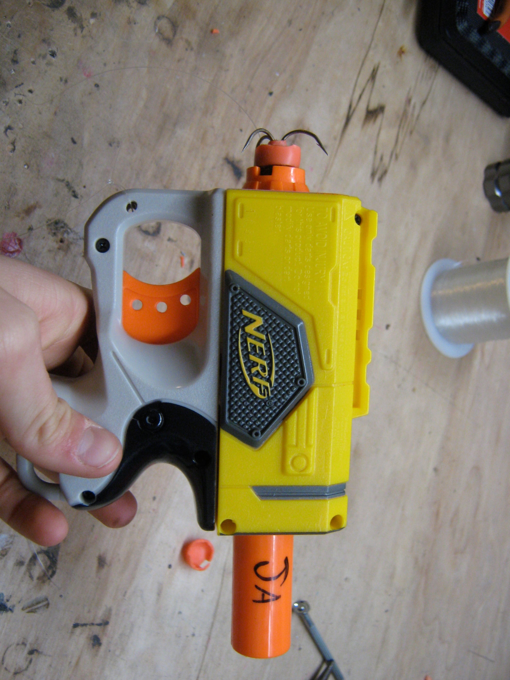 Super Easy Nerf Grappling Gun 5 Steps Instructables