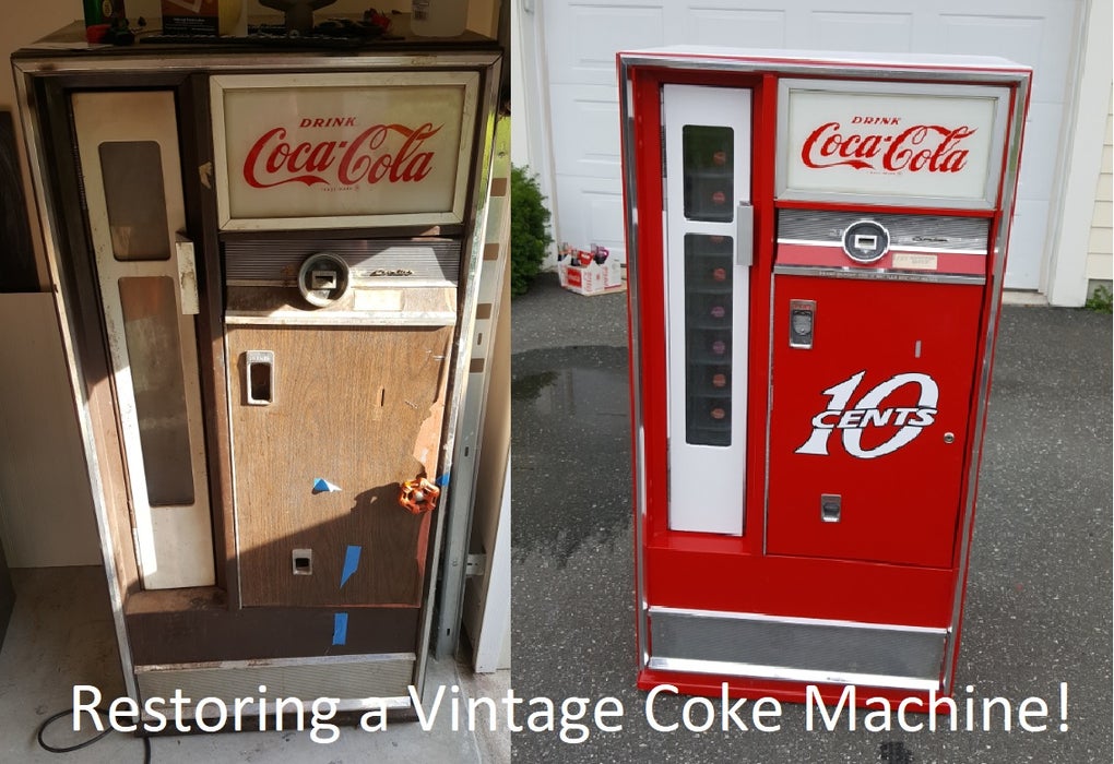 Restoring A 1960 S Coke Machine 9 Steps With Pictures Instructables
