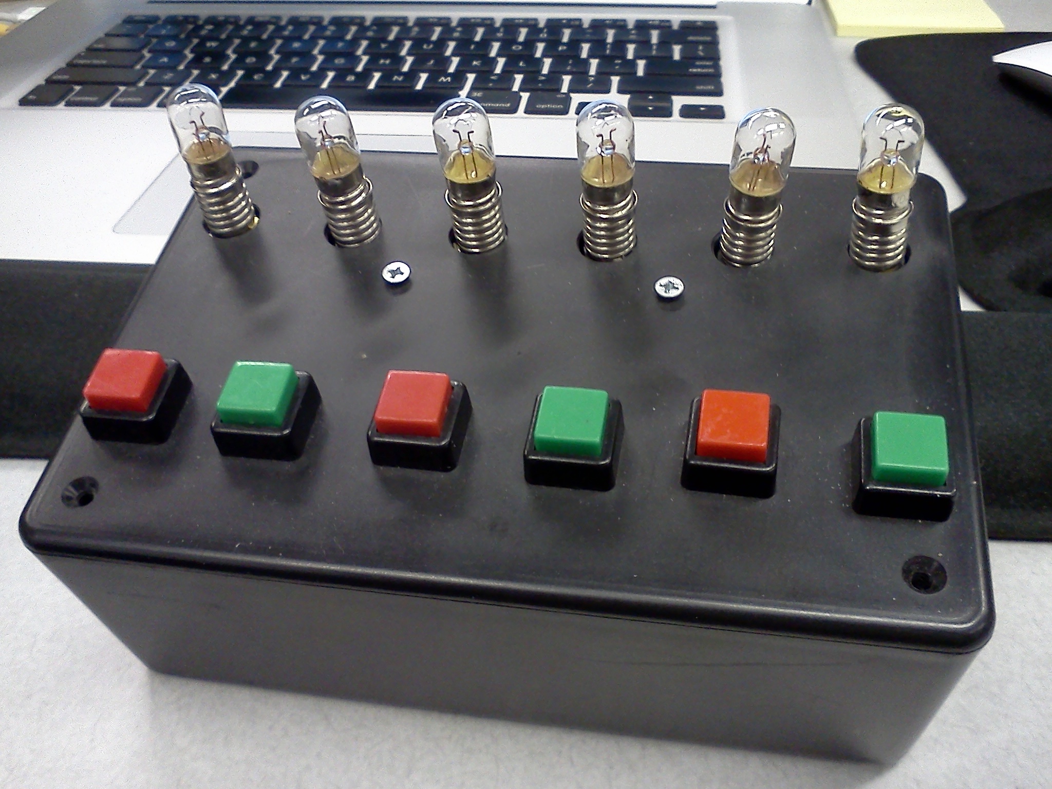 Light and Switch Toy for Child (6 Bulbs, 6 Switches) 3 Steps